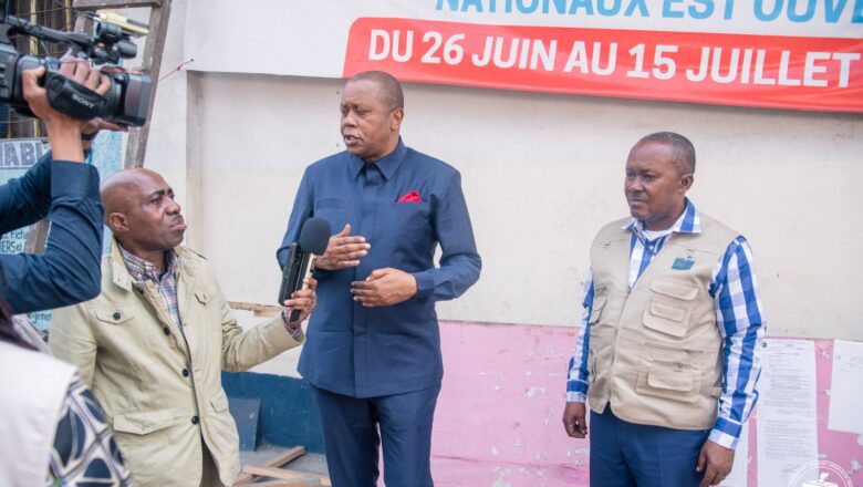 RDC-Elections:Visite des BRTC situés dans les antennes de N’Djili et Kalamu »Nous n’irons pas au-delà du 23 juillet 2023 et il n’y aura pas de système de jetons » Denis Kadima