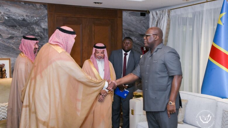 RDC-Diplomatie:Félix Tshisekedi reçoit l’émissaire du royaume d’Arabie saoudite pour parler des relations bilatérales