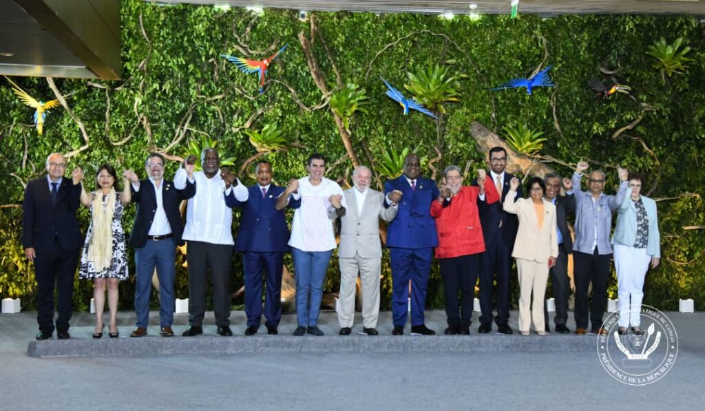 RDC-Diplomatie:Sommet de Belem Félix Tshisekedi a démontré que la RDC joue un rôle cles dans la lutte contre le changement climatique