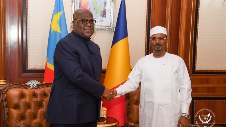 RDC-Diplomatie: Idriss Deby rend hommage a son homologue felix Tshisekedi