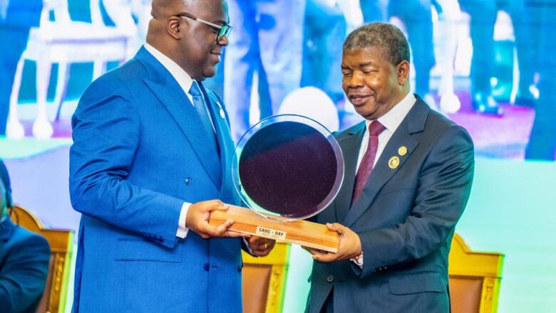 RDC-Diplomatie: Joao Lourenço succède à Félix Tshisekedi à la tête de la SADC