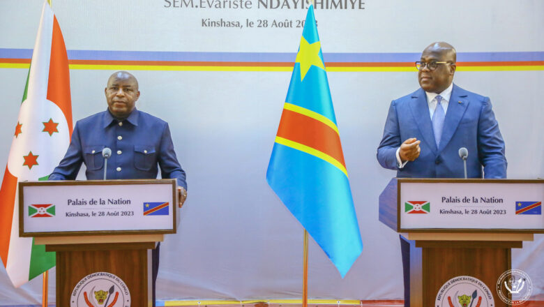 RDC-Diplomatie: Félix Tshisekedi et Evariste Ndayishimiye haussent le ton contre le M 23