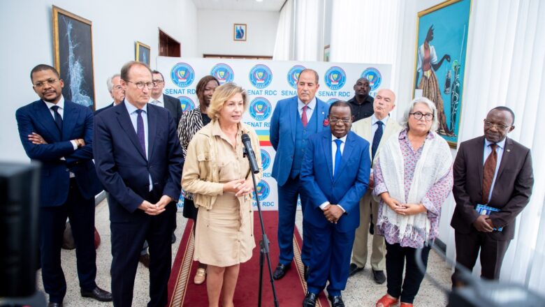 RDC-Diplomatie parlementaire:Les sénats congolais et français se serrent les coudes