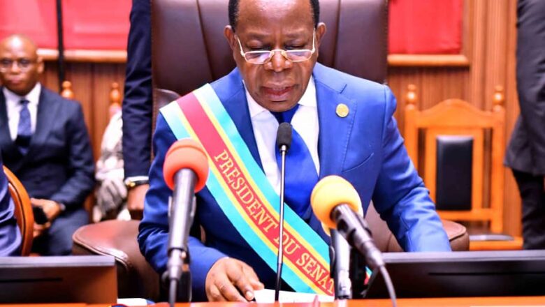 RDC:La rentrée parlementaire de la session ordinaire de septembre 2023 au Sénat,Modeste Bahati appelle le gouvernement à doter la Ceni des moyens conséquents