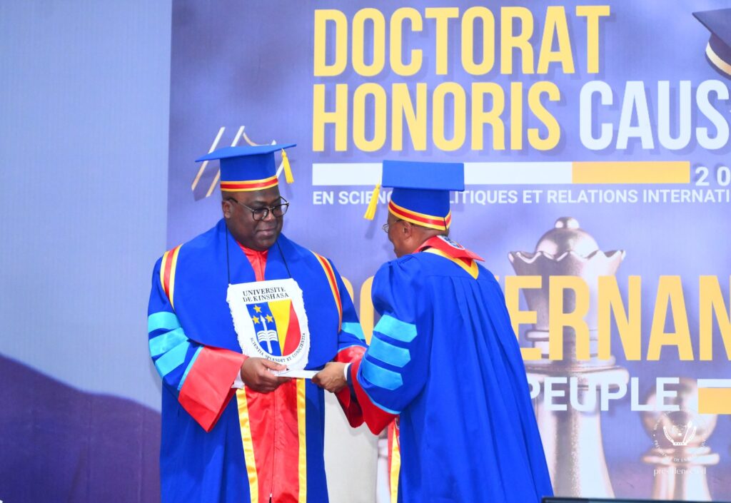 RDC: Félix Tshisekedi docteur Honoris Causa à L’UNIKIN