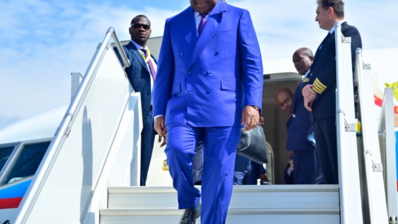 RDC: Félix Tshisekedi est arrivé à Luanda pour participer au Sommet extraordinaire de la SADC ce samedi