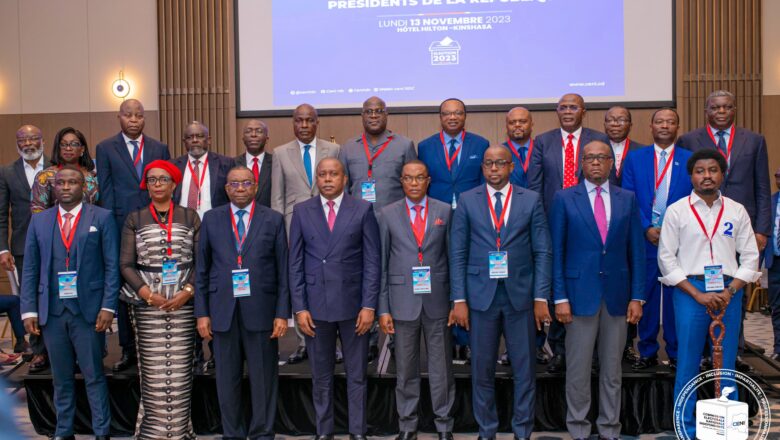 RDC :Tshisekedi et les autres candidats président de la république ont pris part au cadre de concertation pour des élections transparentes, inclusives et apaisées