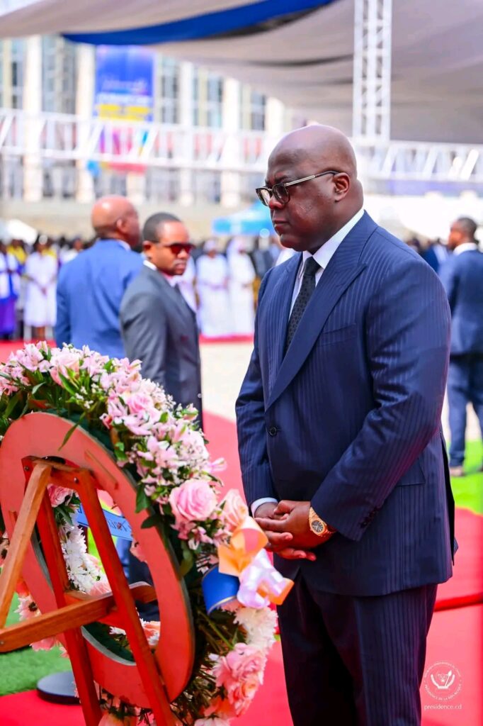 RDC:FélixTshisekedi a salue la mémoire de Ne Muanda Nsemi ce week-end à Kinshasa