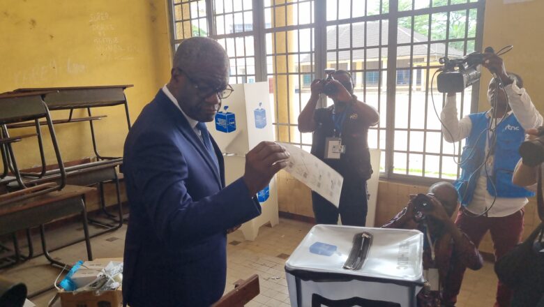 RDC:Après avoir voté, Dénis Mukwege dénonce les irrégularités constatées dans certains centres de vote