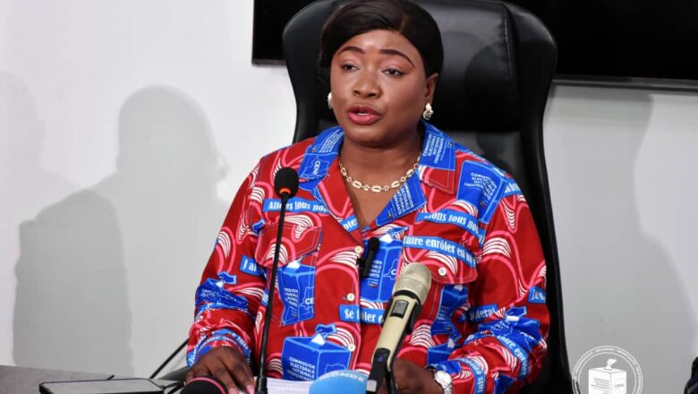 RDC:Point-presse à la Maison des élections »Les scrutins combinés se tiendront ce mercredi 20 décembre 2023 aussi bien au pays que dans les 5 pays pilotes »Patricia Nseya