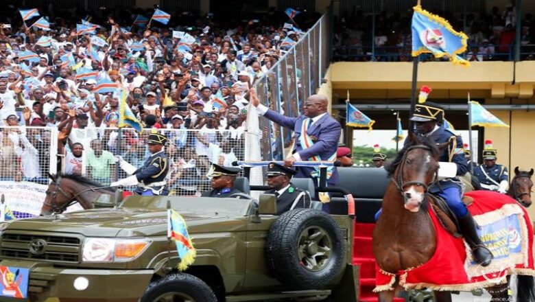 RDC: Félix Tshisekedi fait son entrée au stade des Martyrs sous les ovations de la population