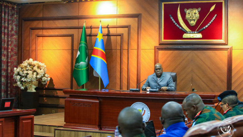 RDC:Crise sécuritaire dans l’Est Félix Tshisekedi convoque le conseil supérieur de la défense