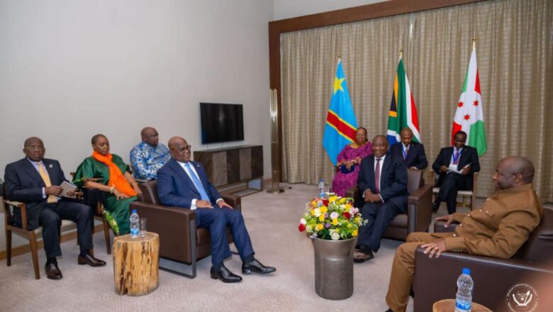 RDC:Crise sécuritaire dans l’Est au centre d’une tripartite RDC-Burundi-RSA ouverte ce dimanche à Addis-Abeba