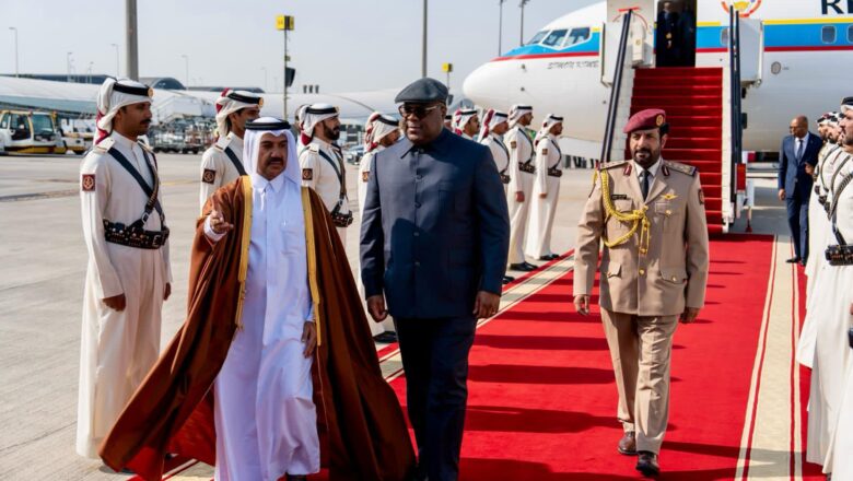 Doha:Félix Tshisekedi en visite au Qatar pour renforcer la coopération et les échanges commerciaux