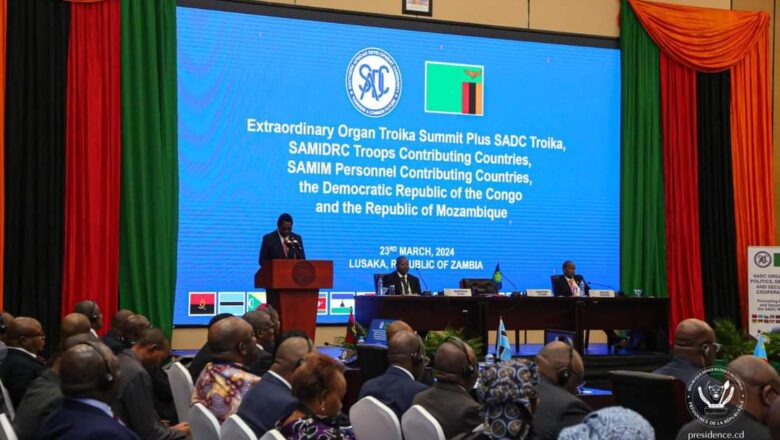 Zambie:Les chefs d’Etat de la SADC dénoncent et désapprouvent les manœuvres du Rwanda contre la SAMIDRC