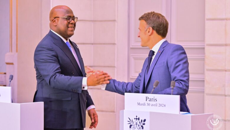 France:La situation sécuritaire de la RDC au centre d’échange entre Félix Tshisekedi et Emmanuel Macron