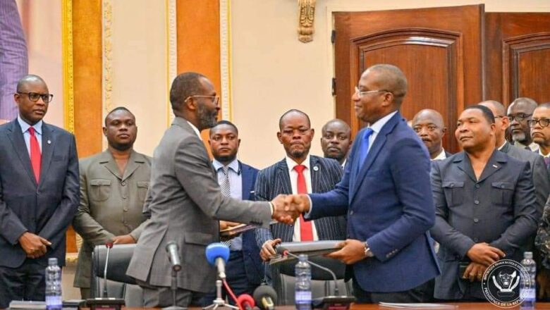 RDC:Anthony Nkinzo à la cérémonie de remise et reprise avec Guylain Nyembo ce vendredi