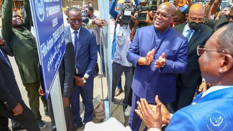 Tchad:Felix Tshisekedi a inauguré une avenue de ND’jaména qui porte son nom