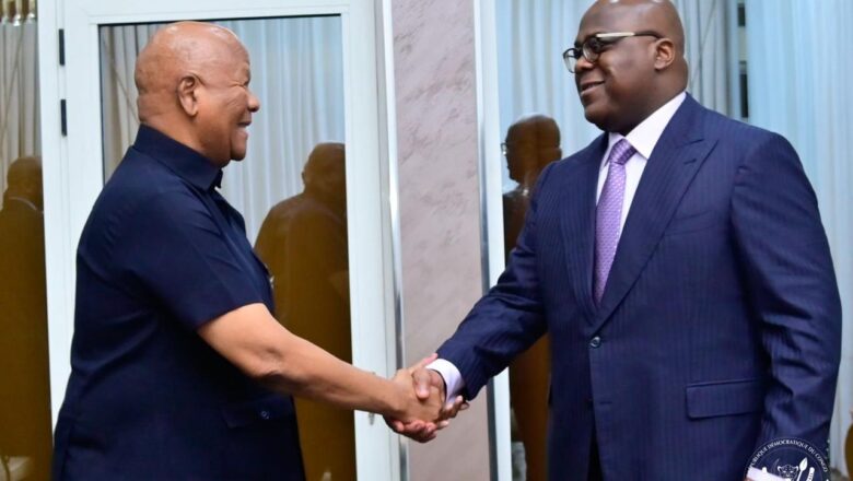 RDC:Félix Tshisekedi a reçu l’envoyé de Cyril Ramaphosa de l’Afrique du Sud
