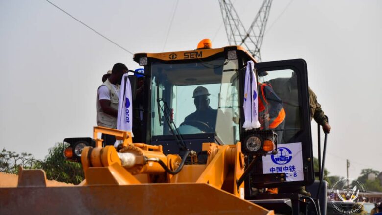RDC:Félix Tshisekedi lance les travaux de construction de la Rocade de Kinshasa
