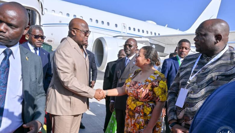 Zimbabwe: Félix Tshisekedi est  arrivé à Harare pour le 44e sommet de la SADC