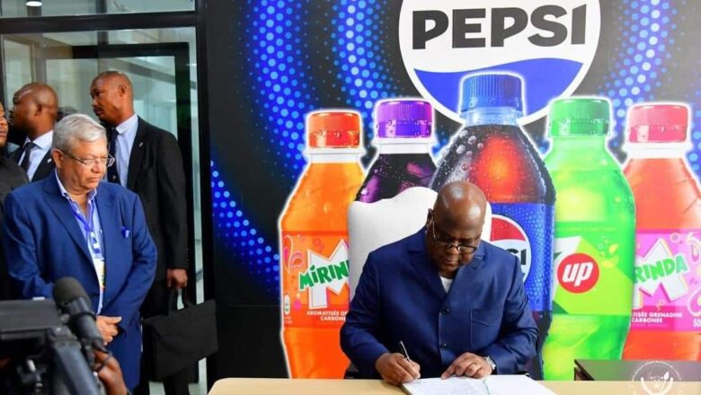 RDC:Félix Tshisekedi a inauguré la première usine Pepsi RDC