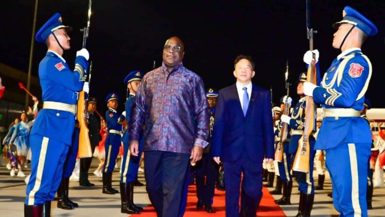 Chine:Félix Tshisekedi est arrivé ce dimanche dans la soirée à Beijing,il sera reçu ce lundi par son homologue Xi Jinping