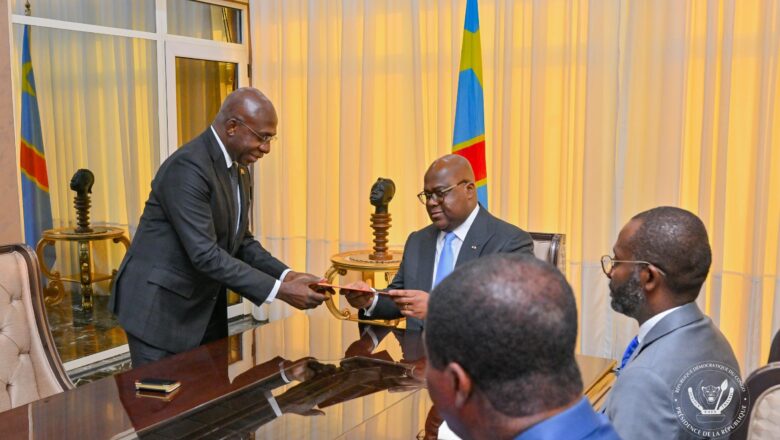 RDC:Crise sécuritaire dans l’Est du pays Félix Tshisekedi a reçu l’émissaire de son homologue João Lourenço