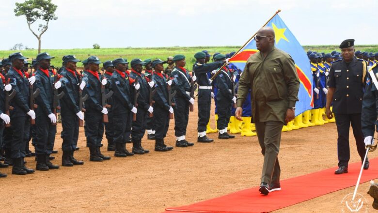 RDC:Félix Tshisekedi a salué le travail des jeunes bâtisseurs du service national de Kanyama Kasese