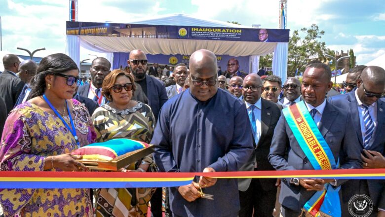 RDC:Le Président de la République a inauguré le nouveau bâtiment de l’Assemblée provinciale du Haut-Katanga