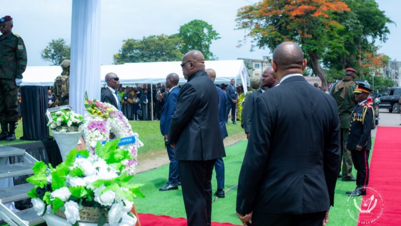 RDC:Félix Tshisekedi a rendu hommage au Lieutenant-colonel Mpoyi Mukuna