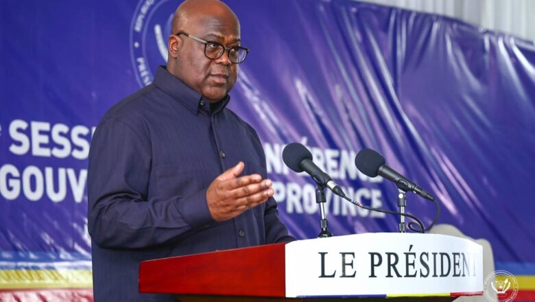 RDC:Félix Tshisekedi appelle et les gouverneurs à une transformation reelles profonde des provinces conformément à ses 6 engagements