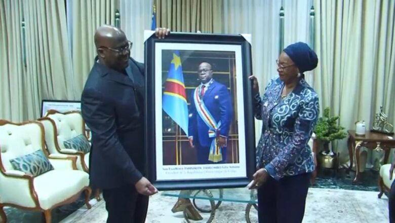 RDC:Félix Tshisekedi a reçu son nouveau portrait officiel