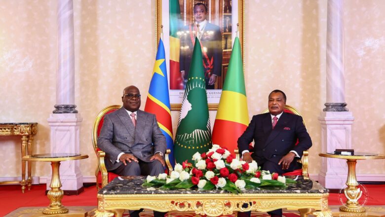 RDC:Questions économique et bilatérale au centre d’échange entre Félix Tshisekedi et Sassou-Nguesso