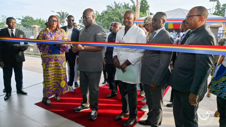 RDC:Le Président de la République a inauguré l’hôpital de la muya de Mbuji-Mayi