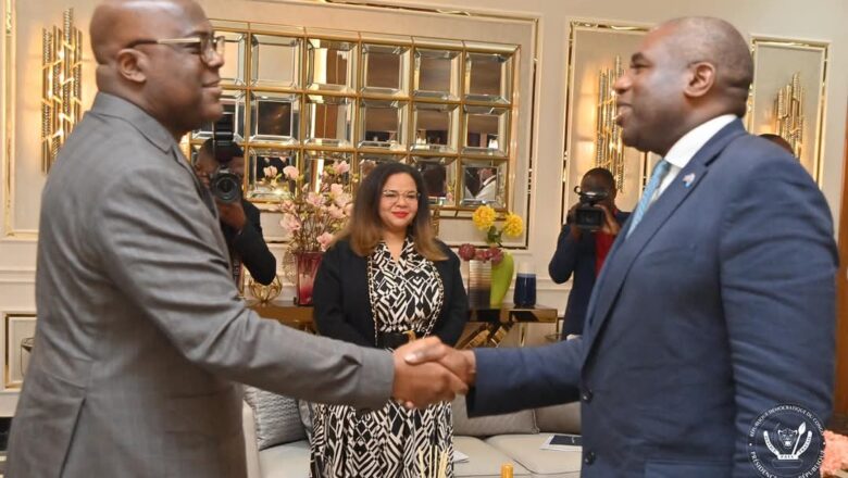 RDC:Crise sécuritaire dans l’Est du pays, Félix Tshisekedi a reçu David Lammy