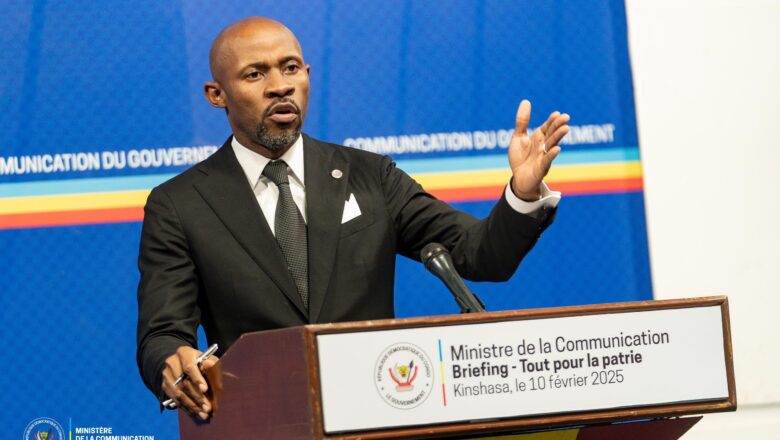 RDC:Recommandations du sommet EAC-SADC, un cadre renforcé pour la paix dans les Grands Lacs dixit Patrick Muyaya