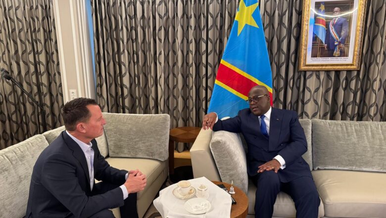 Allemagne:Félix Tshisekedi a échangé avec Richard Grenell sur la situation sécuritaire dans l’Est de la RDC