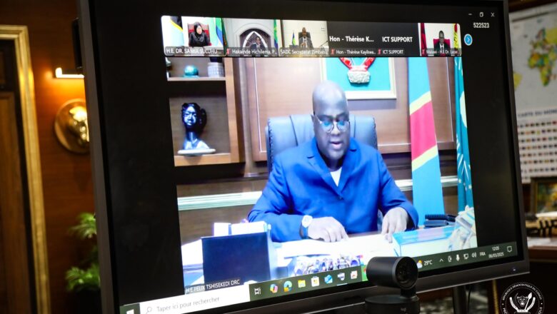 RDC:Félix Tshisekedi préconise la relance des processus diplomatiques (Luanda et Nairobi) en vue de trouver une solution durable et juste à la crise sécuritaire et humanitaire qui sévit dans l’Est du pays