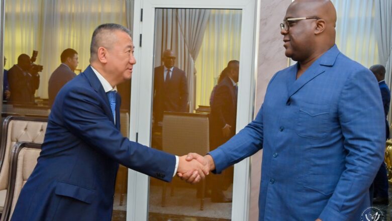 RDC:Assurer la paix et la sécurité dans la région des Grands Lacs au centre d’échange entre Félix Tshisekedi et Huang Xia