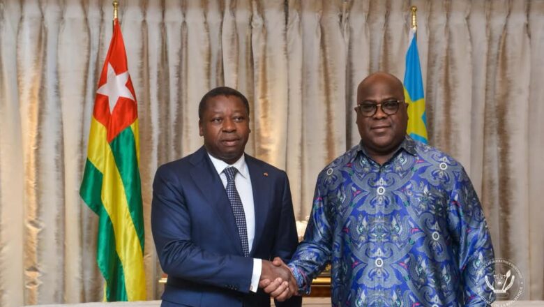 RDC:Conflit sécuritaire dans l’Est du pays au centre d’échange entre Félix Tshisekedi et Faure Gnassingbé