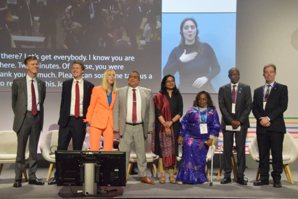 Allemagne:3e Sommet mondial sur le Handicap Me Irène Esambo présente les avancées de la RDC dans l’éducation inclusive mais aussi l’impact de la guerre d’agression rwandaise dans ce secteur