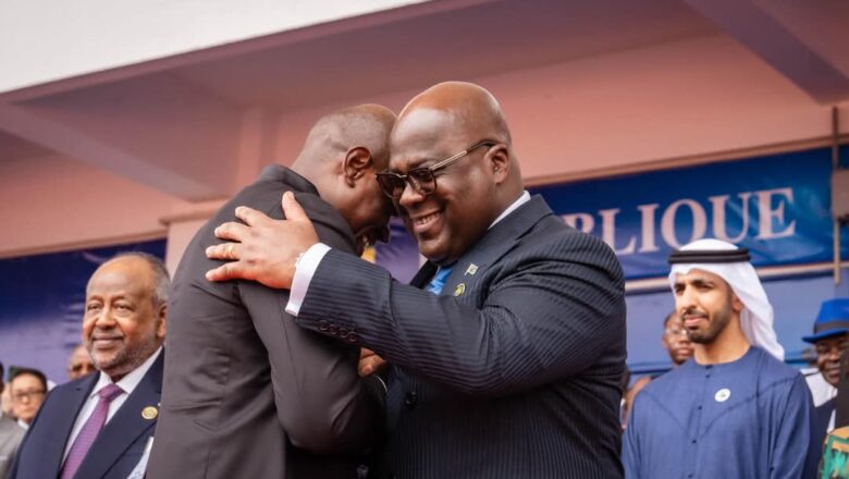 Gabon:Félix Tshisekedi a assisté à la cérémonie d’investiture de Brice Oligui