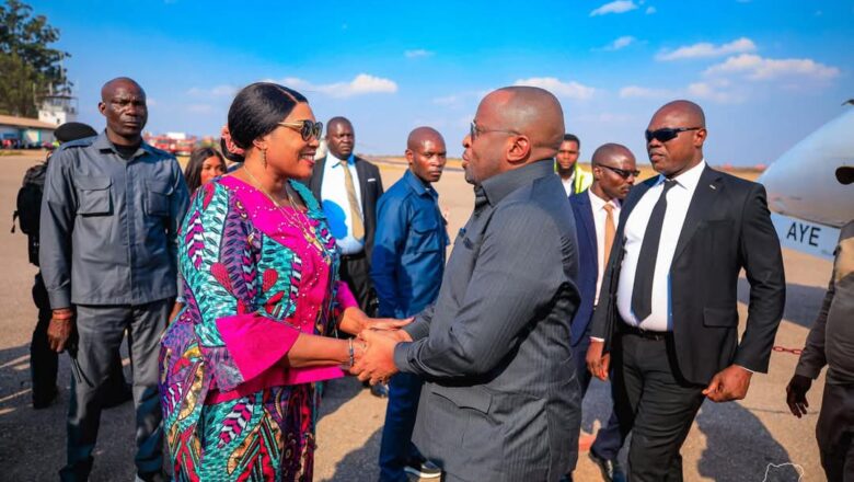 RDC:Jacquemain Shabani arrivée à Kolwezi en marge de la 12ème conférence des Gouverneurs
