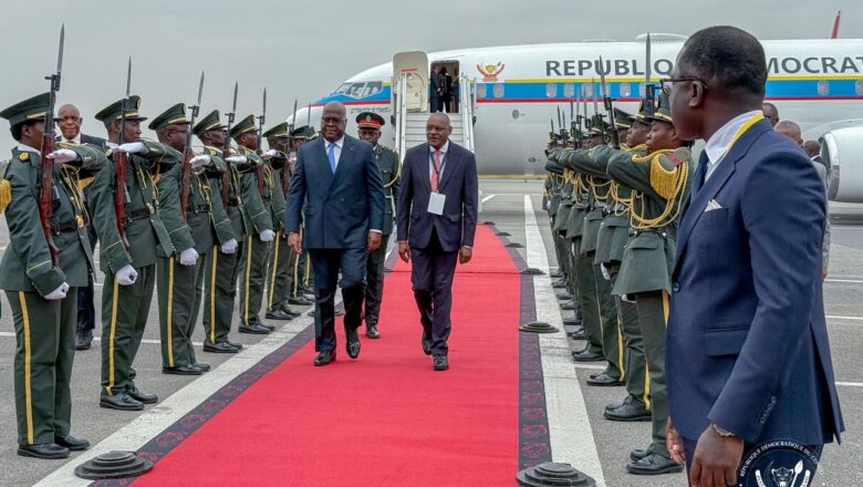 Angola: Félix Tshisekedi est arrivé à Luanda pour participer au sommet des affaires Usa- Afrique