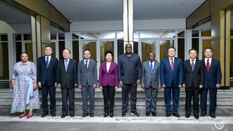 RDC:Renforcement de partenariat Sino-Congolais au centre d’échange entre Félix Tshisekedi et une délégation chinoise du haut rang