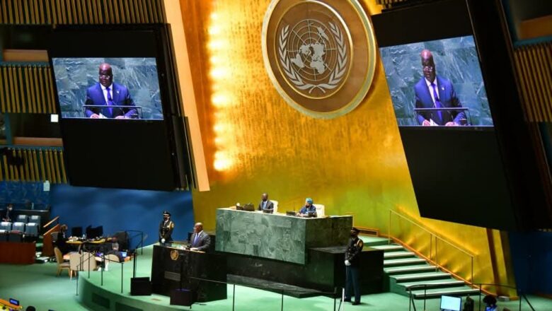 USA:Félix Tshisekedi a participé à la conférence de haut niveau sur les 80 ans de l&rsquo;ONU à New-York