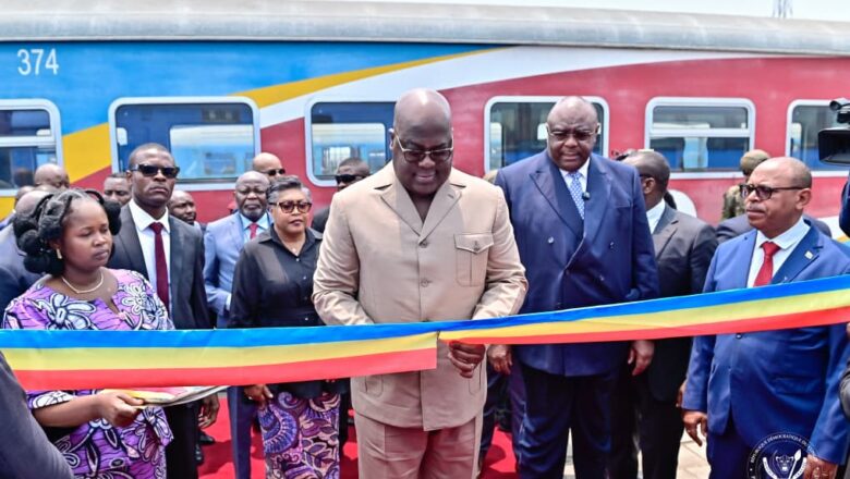 RDC:Le Président de la République, a relancé le trafic ferroviaire Ferroviaire Kinshasa-Matadi