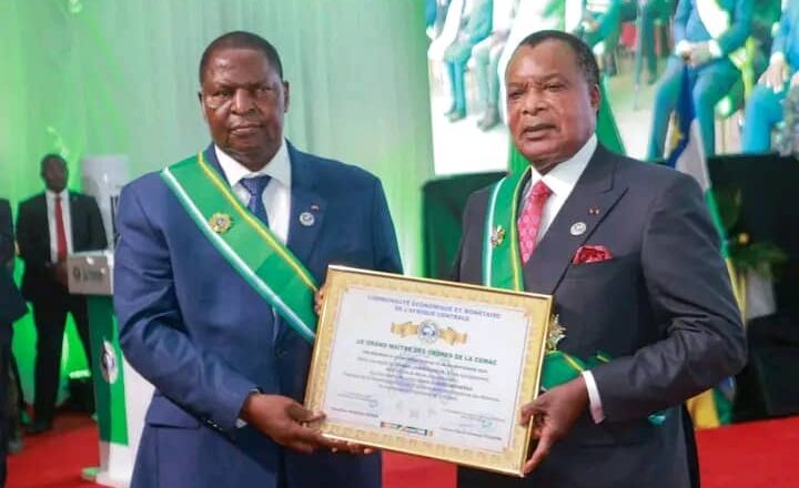 RCA:CEMAC,Faustin Archange Touadéra passe le témoin à Denis Sassou Nguesso 