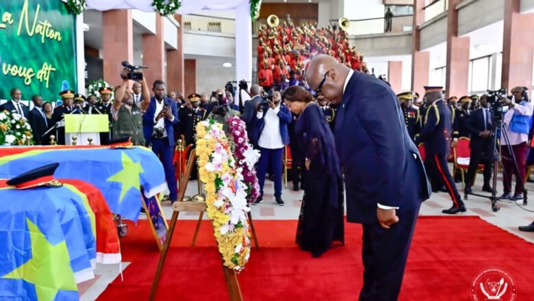 RDC:Dernier hommage national au Gouverneur militaire Peter Cirimwami et au Colonel Alexis Rubagisha